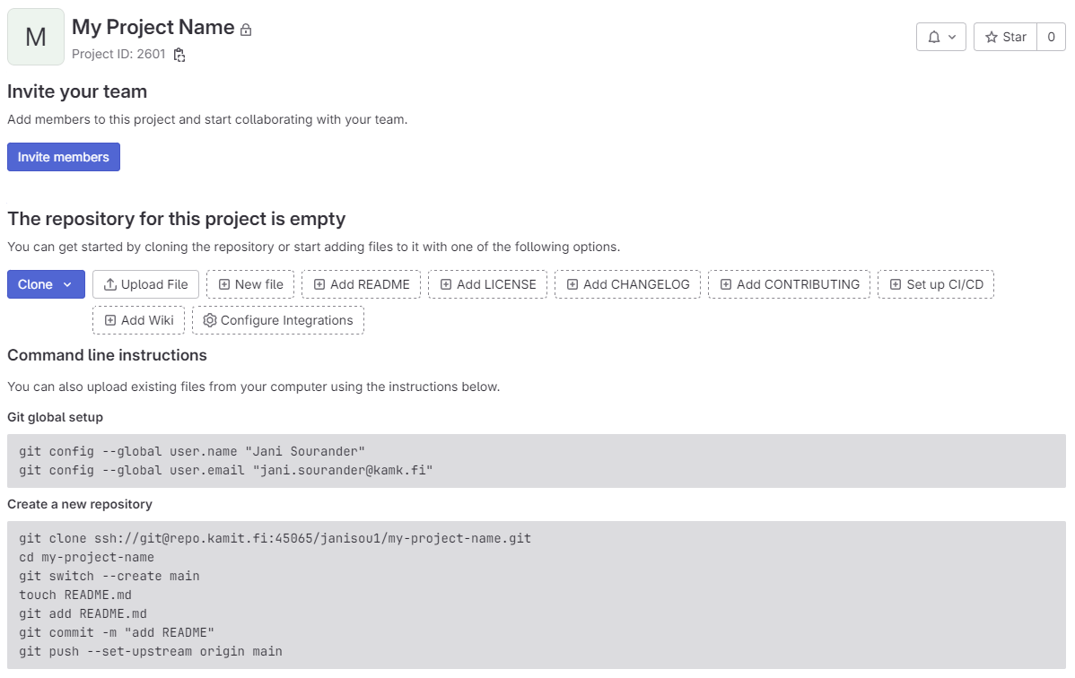 gitlab-empty-repo-guide